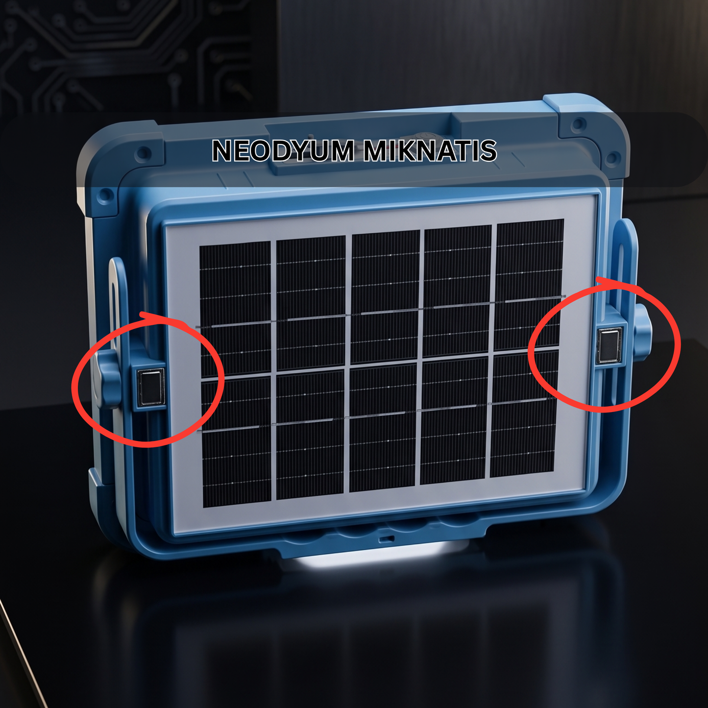 Güçlendirilmiş Solar LED Projektör